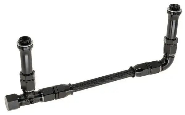 Raceworks 3/4in.-16 Thread x2 W/ Washer Holley HP/QFT AN-8 Dual Feed Fuel Line Kit Low Price