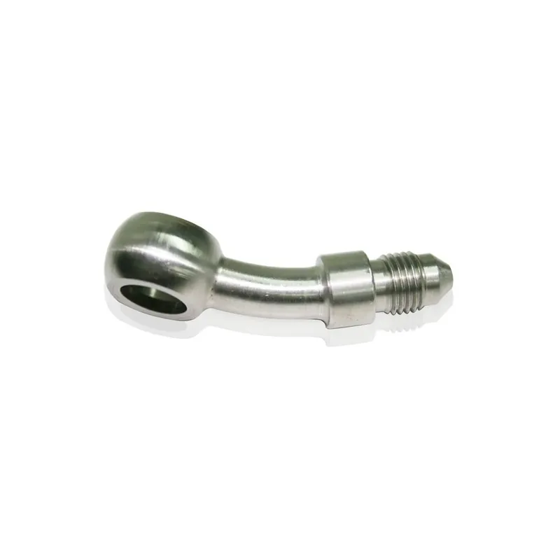 Aeroflow 3/8" 20 Deg Banjo -3AN Male - Stainless Steel (Teflon Hose) Original