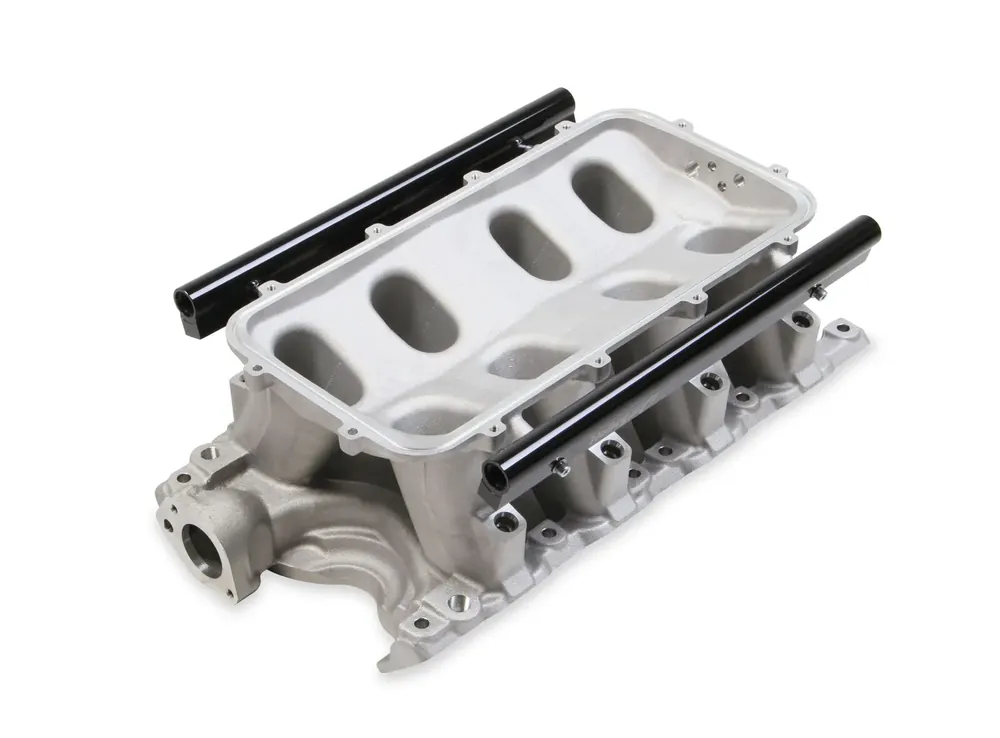 Holley EFI 351W Ford Hi-Ram EFI Manifold Base Ford 351W 9.5" Deck Ford Hi-Ram Intake Manifold Base Fan Favorite