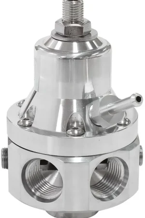 Free Delivery Aeroflow 4-Port 2000hp Billet Fuel Pressure Regulator 35-85psi Adjustable - Black