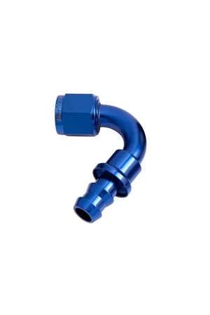 Aeroflow 400 Series Push Lok 120 Deg Hose End -4AN - Black Discount