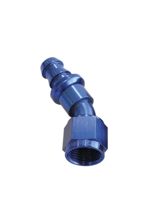 Save Now Aeroflow 400 Series Push Lok 30 Deg Hose End -4AN - Blue
