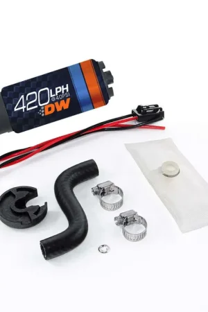 Warranty Included Deatschwerks 420lph In-Tank Fuel Pump w/ Install Kit (Mustang 85-97)