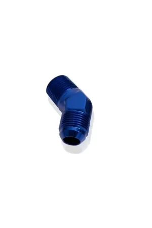 Trusted Brand Aeroflow 45 Deg 1/4" NPT Male to -8AN - Black