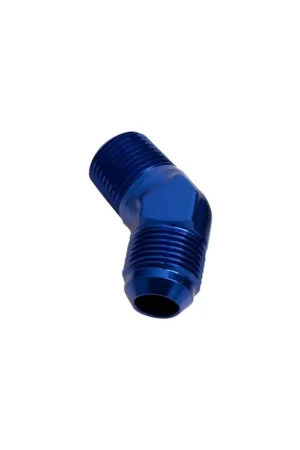Aeroflow 45 Deg 1/8" NPT Male to -4AN - Black Final Sale