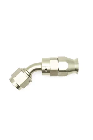 Deatschwerks 45 Deg 6AN Female Swivel PTFE Hose End w/Olive Insert Handmade