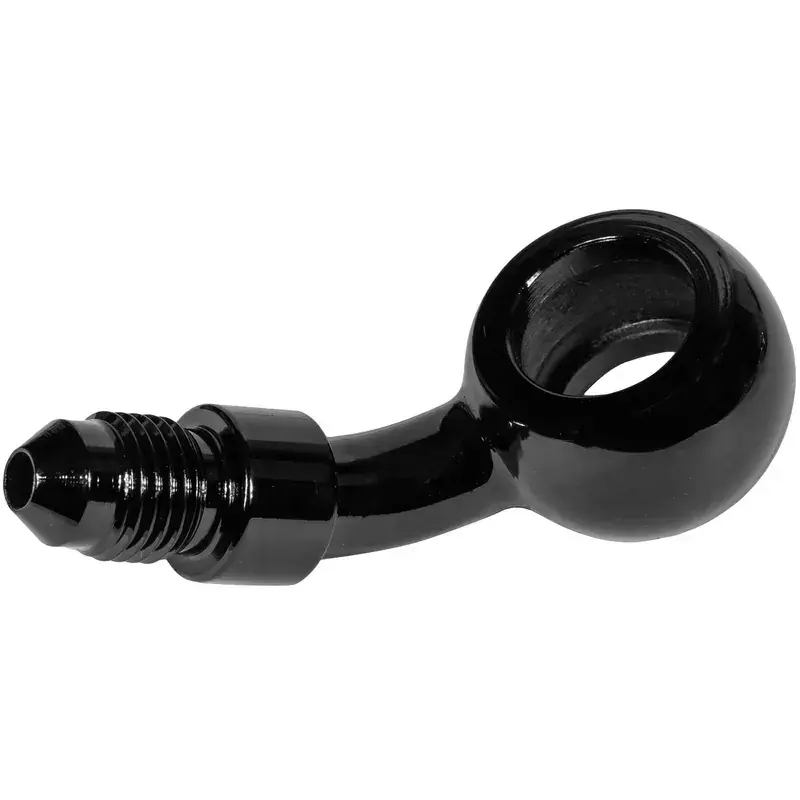 No Minimum Order Proflow 45 Degree Banjo Brake Hose End 11.2mm 7/16'' To -03AN Male - Black