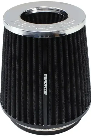 Aeroflow 5" Tapered Inverted Clamp-On Filter 4.5 / 6.5 O.D, 6" - Chrome Weekend Sale