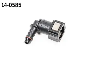 Money Back Guarantee Radium Engineering 5/16" SAE Female EFI Quick Connect to 5/16" Barb 90 Degree Fitting 8mm