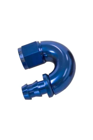Exclusive Offer Aeroflow 510 Series Full Flow Tight Radius Push Lok 180 Deg Hose End -12AN - Blk