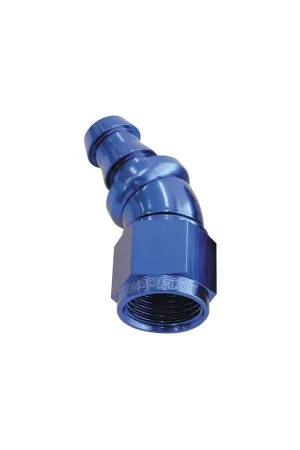 Modern Aeroflow 510 Series Full Flow Tight Radius Push Lok 30 Deg Hose End -8AN - Blk