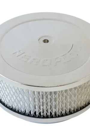 Fresh Stock Aeroflow 6 3/8" x 2 1/2" Air Filter Assembly 5 1/8" Neck - Chrome Paper