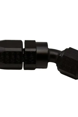 Deatschwerks 6 AN Female Flare Swivel 30-Degree Hose End CPE Anodized Matte Black Fast Shipping