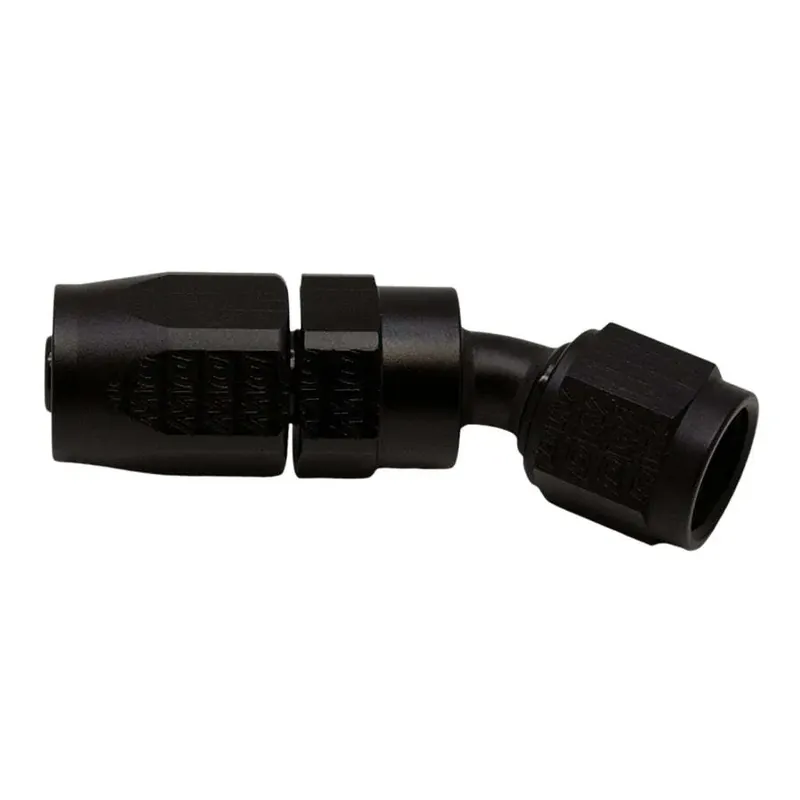Deatschwerks 6 AN Female Flare Swivel 30-Degree Hose End CPE Anodized Matte Black Fast Shipping