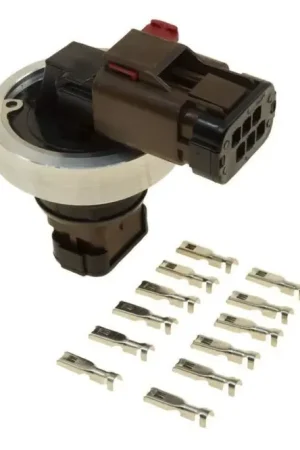 Raceworks 6 Pin Bulkhead Electrical Connector Alloy Weld on Kit Grab Now