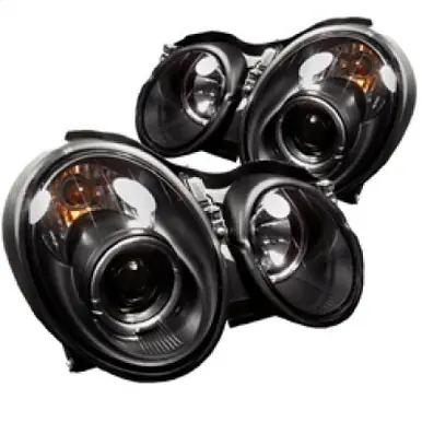 Spyder Mercedes Benz CLK 98-02 Projector Headlights Halogen Model- LED Halo Blk PRO-YD-MBCLK98-HL-BK - 5011176 Hot Deal
