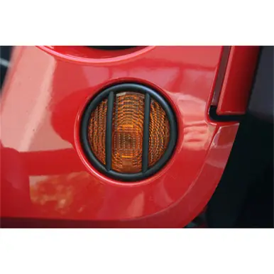 Rugged Ridge 07-18 Jeep Wrangler JK Black Turn Signal Euro Guards - 11231.11 Final Sale