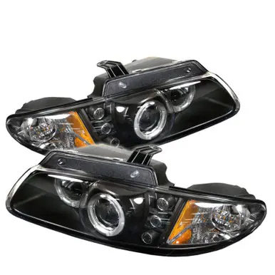 Spyder Dodge Caravan/Grand Caravan 96-00 Projector Headlights LED Halo LEDs- Blk PRO-YD-DC96-BK - 5009692 Must Have
