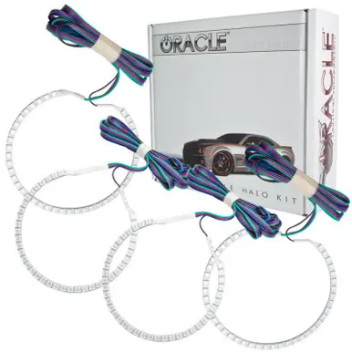 Final Sale Oracle Dodge Charger 05-10 Halo Kit - ColorSHIFT w/ BC1 Controller - 2233-335