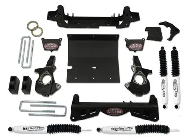 Tuff Country 01-10 Chevy Silverado 2500HD 4x4 4in Lift Kit (w/3pc Sub Frame SX8000 Shocks) - 14993KN Instant Buy