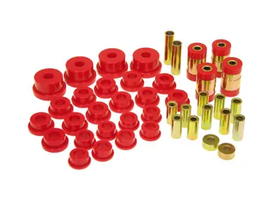 Prothane 95-99 Mitsubishi Eclipse Rear Upper/Lower Control Arm Bushings - Red - 13-301 In Demand