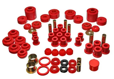 Energy Suspension 80-96 Ford F150 Std/Extra Cab Pickup Red Hyper-Flex Master Bushing Set - 4.18101R Special Offer