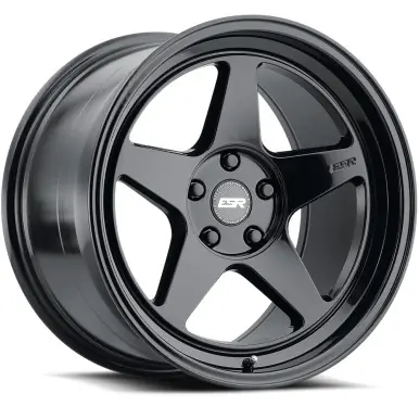 ESR Wheels CR5 18x9.5 / 5x120.6 BP (Custom Drill) +15 Gloss Black Best Price