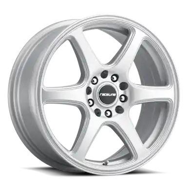 Discount Raceline 146S Matrix 14x5.5in / 5x100/5x114.3 BP / 35mm Offset / 72.62mm Bore - Gloss Silver Wheel - 146S-45589+35