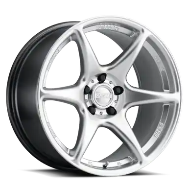 Same Day Shipping Kansei K11S Tandem-19X10.5/ 5X120 BP/ 72.56 Bore- Hyper Silver - K11S-191518+35