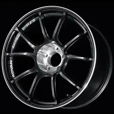 In Demand Advan RZIII 18x10.5 / +25 Offset / 5x114.3 BC / 73mm Bore / Black Gun Metallic & Diamond Cut - YAJ38L25EBGC