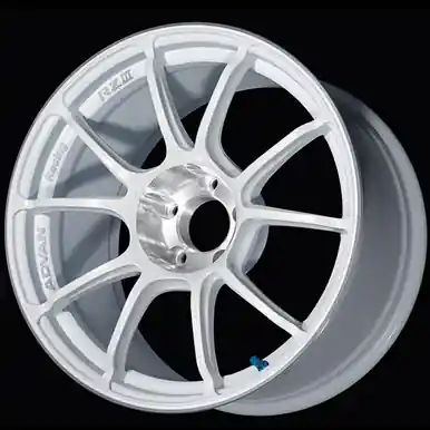 Advan RZIII 18x7.5 / +47 Offset / 5x114.3 BC / 73mm Bore / Racing White Metallic & Diamond Cut - YAJ38F47EWMC Deal