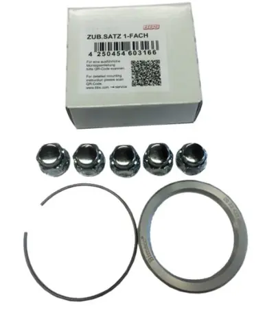 BBS PFS KIT - Nissan - Includes 70mm OD - 59mm ID Ring / 70mm Clip / Lug Nuts - 09.30.011 Save Now