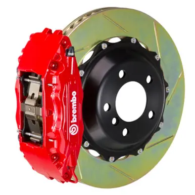 Brembo 05-08 Magnum w/V6 Engine Exc AWD Fr GT BBK 4Pis Cast 2pc 355x32 2pc Rtr Slot Type1-Red - 1B2.8044A2 Order Now