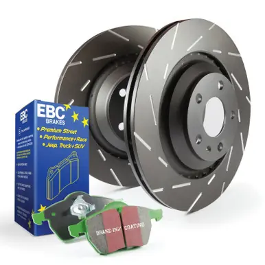 EBC S2 Kits Greenstuff Pads and USR Rotors - S2KF1301 Direct From Factory
