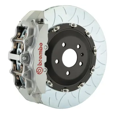 Brembo 96-05 550/575 (Excl. GTC) Front GT BBK 6 Piston Cast 380x34 2pc Rotor Slotted Type3-Silver - 1N3.9012A3 Buy Direct