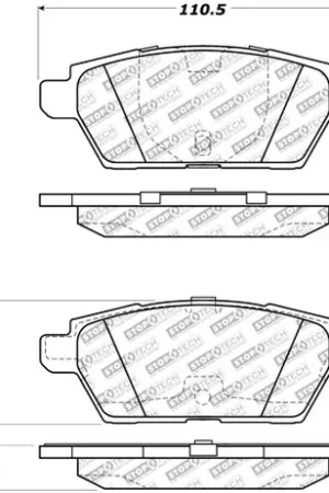 StopTech Street Select Brake Pads - 305.11610 New Arrival