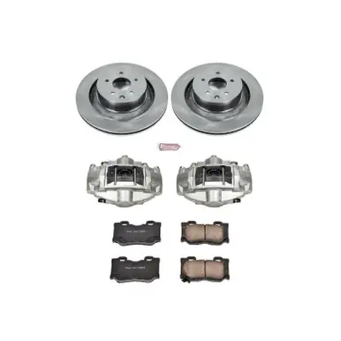Buy Direct Power Stop 08-13 Infiniti G37 Rear Autospecialty Brake Kit w/Calipers - KCOE4732
