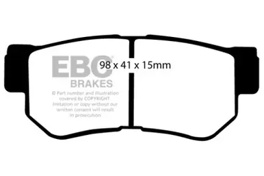 EBC 08-09 Hyundai Azera 3.3 Yellowstuff Rear Brake Pads - DP41392R Weekend Sale