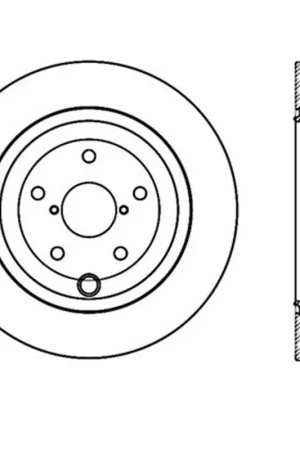 Best Choice StopTech Power Slot 08-10 Subaru Impreza STi Rear Left Slotted Rotor