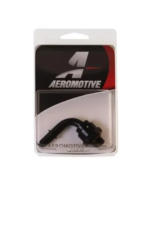 Aeromotive Fitting - AN-06 - 90 Degree - 3/8 Male Quick Connect Modern