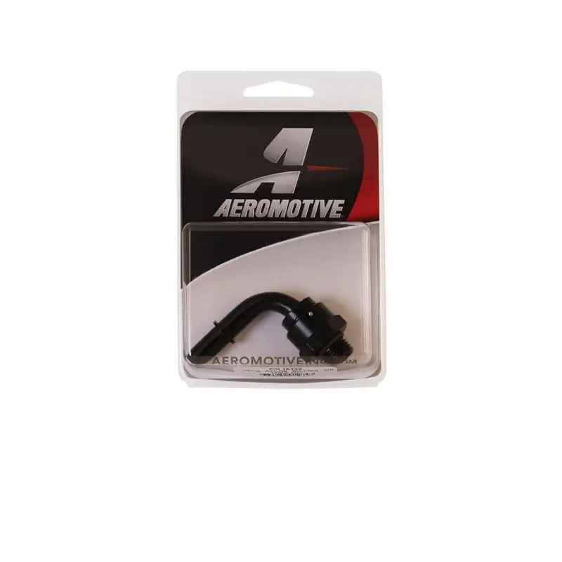 Aeromotive Fitting - AN-06 - 90 Degree - 3/8 Male Quick Connect Modern